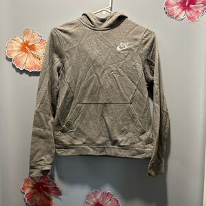 Nike Heather Gray Pullover Hoodie